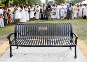 The first "bench by the road"